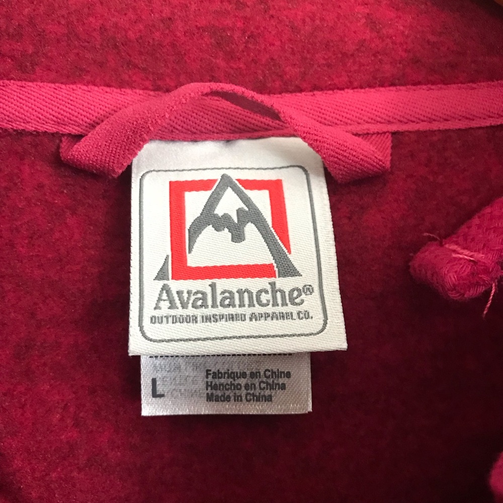 Avalanche full zip fleece jacket plum purple - Picture 2 of 8